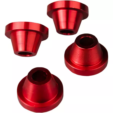 Spacer Bushings triple clamp Rubber Killer Scar RM \/ RM-Z red