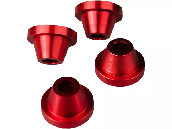 Spacer Bushings triple clamp Rubber Killer Scar RM \/ RM-Z red