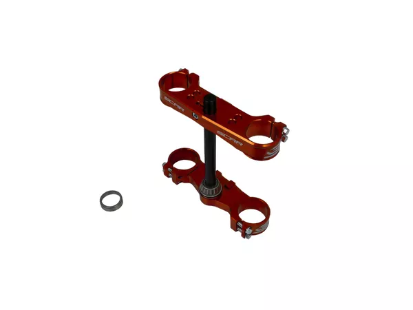 Triple Clamp complete Scar ACS SX 85 orange