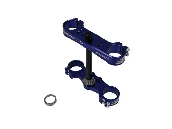Triple Clamp complete Scar ACS TC 85 blue