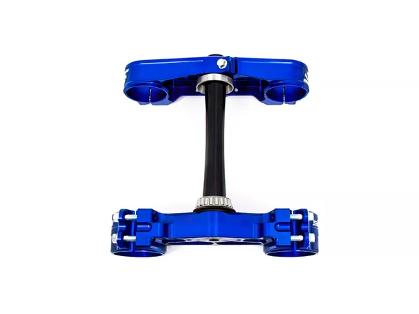 Triple Clamp complete Scar Husqvarna \/ KTM blue