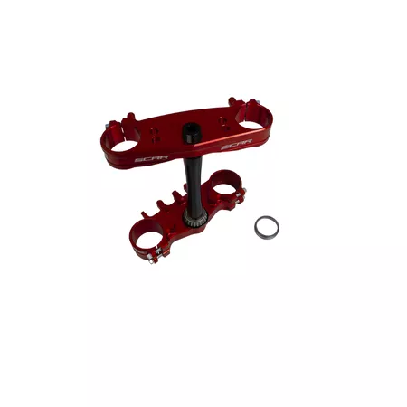 Triple Clamp complete Scar GasGas EC \/ MC red