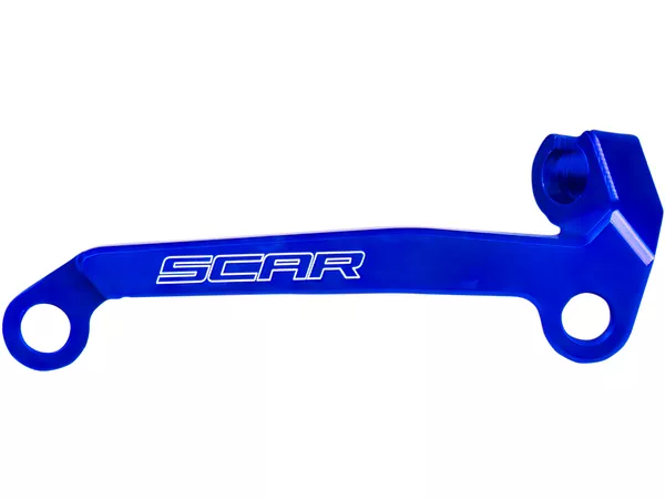 Clutch Cable Guide Scar aluminium KXF 450 blue