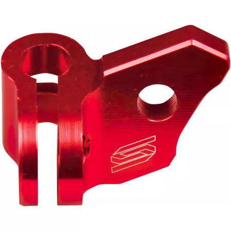 Clutch Cable Guide Scar aluminium  RM-Z 450 red