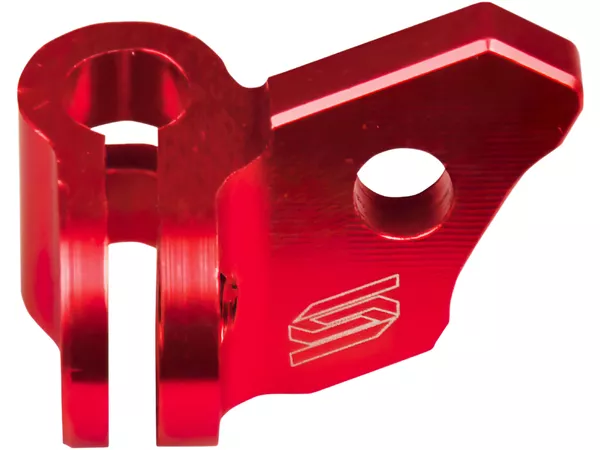 Clutch Cable Guide Scar aluminium  RM-Z 450 red