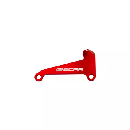 Clutch Cable Guide Scar aluminium CRF 250 red