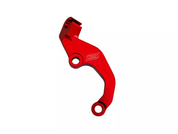 Clutch Cable Guide Scar aluminium CRF 450 red