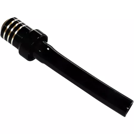 Vent Hose Scar aluminium cap black