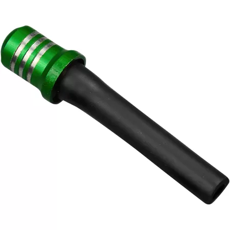 Vent Hose Scar aluminium cap green
