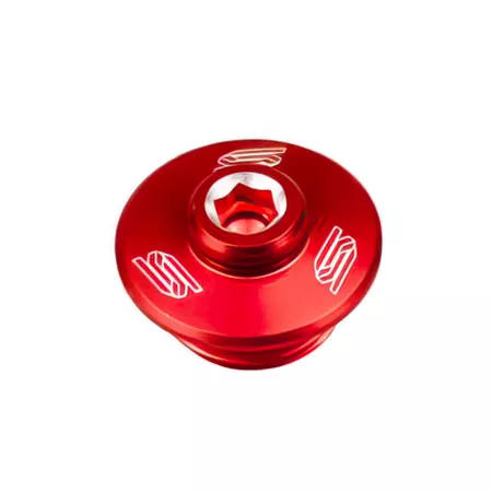 Oil Filler Cap Scar aluminium KXF 250 \/ 450 red