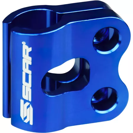 Brake Line Clamp front Scar Honda \/ Yamaha blue