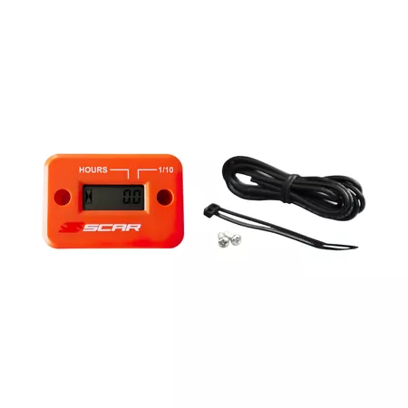 Hour Meter Scar orange