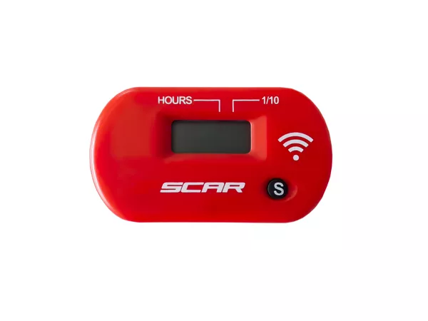 Hour Meter Scar wireless red