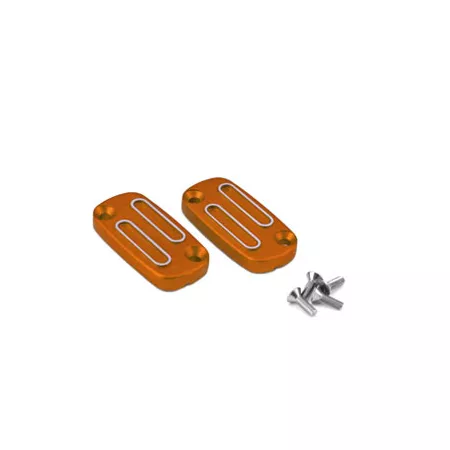 TNT Brake Cylinder Cover Piaggio NRG \/ Runner anodized orange