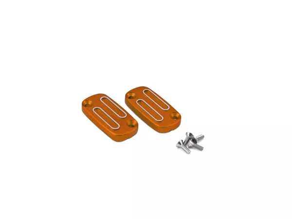 TNT Brake Cylinder Cover Piaggio NRG \/ Runner anodized orange