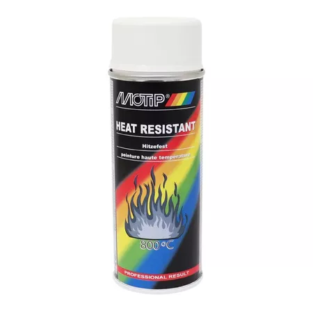 Spray Paint Motip high temperature white 400ml