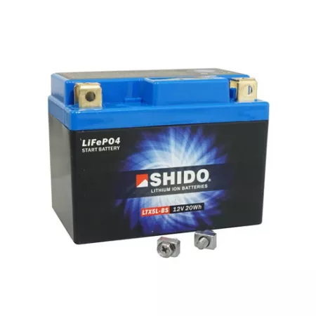 Battery Shido 12V 1,6 Ah LTX5L-BS Lithium Ion ready-to-use