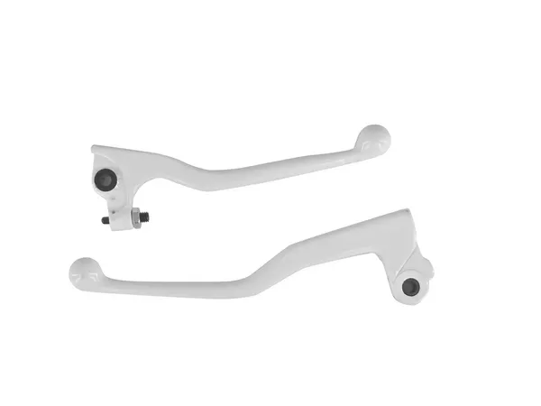 Brake \/ Clutch Lever Set Set Yamaha DT 50 after 2003 white