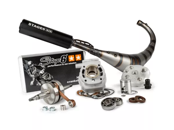 Tuning Kit cylinder + crankshaft + exhaust Stage6 Sport Pro MK2 50cc Derbi Euro 2