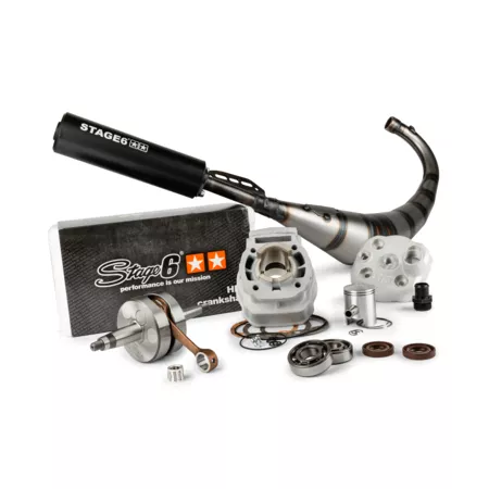 Tuning Kit cylinder + crankshaft + exhaust Stage6 Sport MK2 50cc Derbi Euro3 \/ Euro4