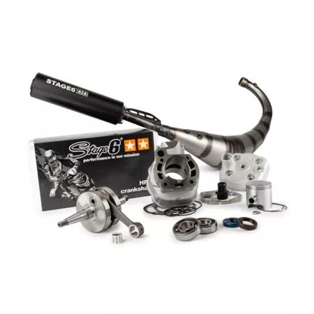 Tuning Kit cylinder + crankshaft + exhaust Stage6 Streetrace 88cc stroke 45mm Minarelli AM6