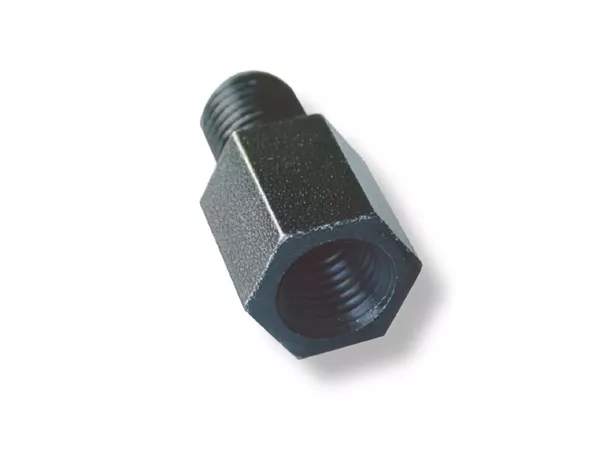 Mirror Adapter Vparts female side M8 left hand thread \/ male side 8mm right hand thread