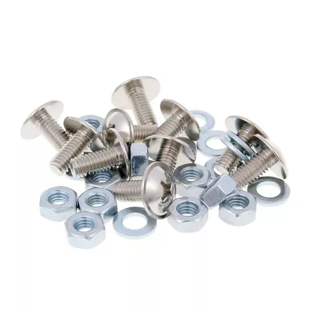 Screw Set Buzzetti cross slot M6x13 with washers and nuts (10 pcs. each)
