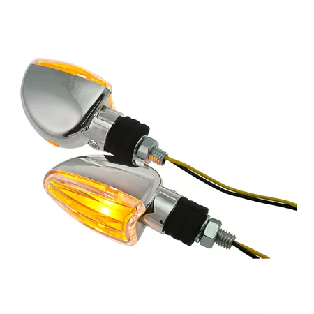 Indicator Demon white lens \/ chrome