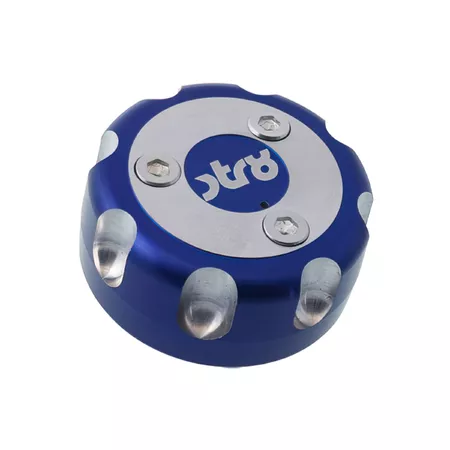 Fuel Cap STR8 CNC Yamaha \/ MBK \/ Derbi Senda blue