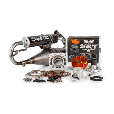 Tuning Kit cylinder + exhaust Stage6 R\/T 70cc Piaggio