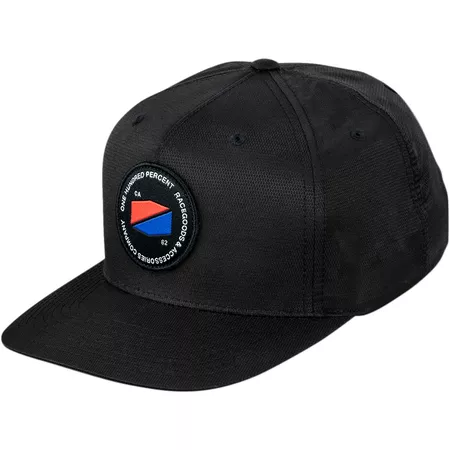 Baseball Cap 100% Snapback Jefferson black