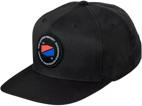 Baseball Cap 100% Snapback Jefferson black