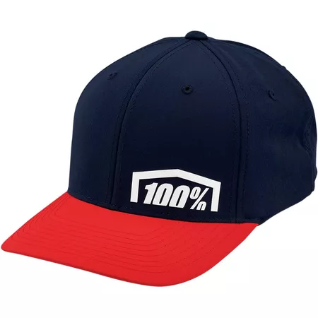 Baseball Cap 100% Flexfit Revolt red S \/ M - Size: S\/M