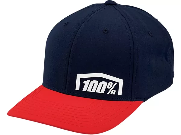 Baseball Cap 100% Flexfit Revolt red S \/ M - Size: S\/M