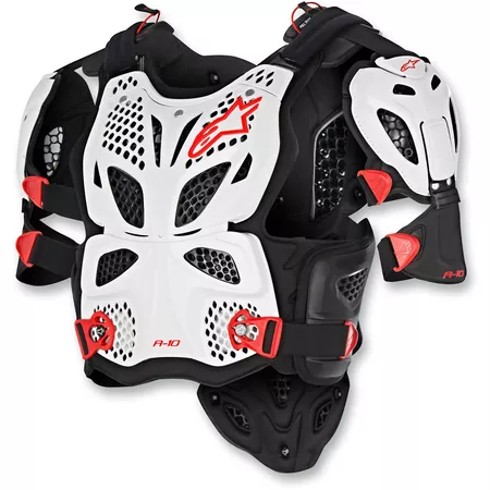 Chest Protector Alpinestars A-10 black \/ white XS\/S - Size: XS\/S