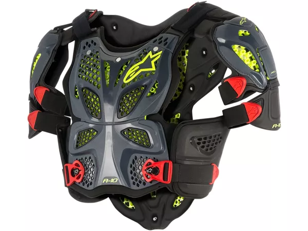 Chest Protector Alpinestars A-10 anthracite XS\/S - Size: XS\/S
