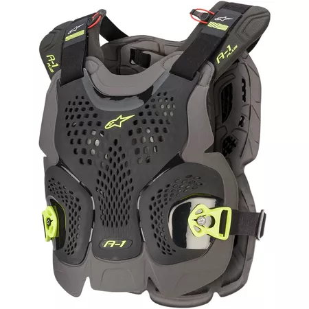 Chest Protector Alpinestars A1+ black \/ yellow M\/L - Size: M\/L