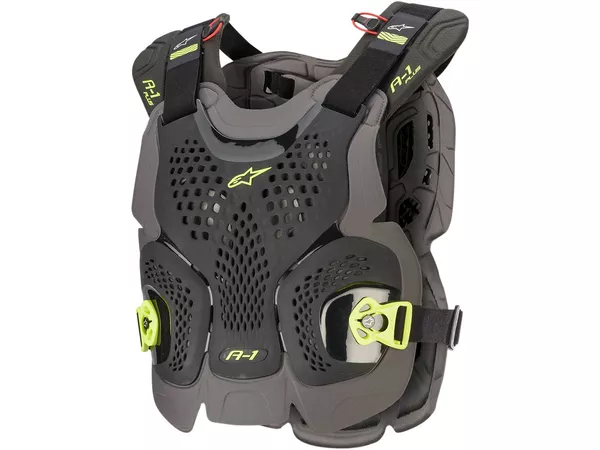 Chest Protector Alpinestars A1+ black \/ yellow M\/L - Size: M\/L
