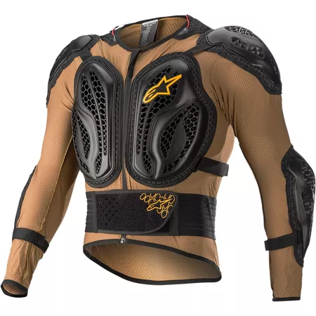 Protection Jacket Alpinestars Bionic Action brown \/ black S - Size: S