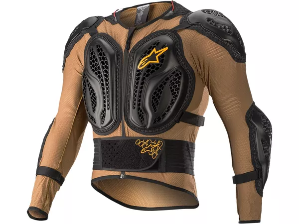 Protection Jacket Alpinestars Bionic Action brown \/ black S - Size: S