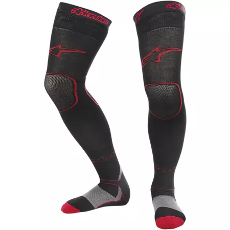 Socks MX Alpinestars MX long black \/ red S\/M - Size: S\/M
