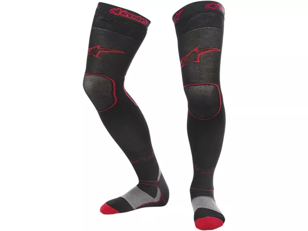 Socks MX Alpinestars MX long black \/ red S\/M - Size: S\/M