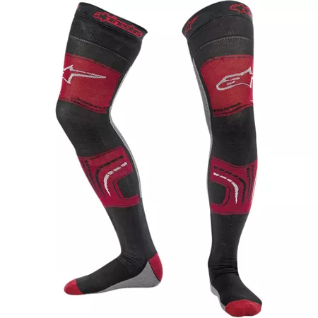 Socks MX Alpinestars for knee protectors red \/ black S\/M - Size: S\/M