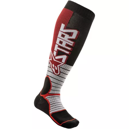 Socks MX Alpinestars MX Pro red \/ black M - Size: M
