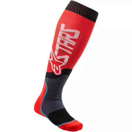Socks MX Alpinestars MX Plus 2 red \/ white S\/M - Size: S\/M