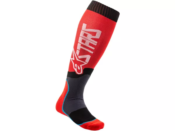 Socks MX Alpinestars MX Plus 2 red \/ white S\/M - Size: S\/M