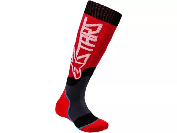 Socks MX Alpinestars MX Plus 2 youth red \/ white