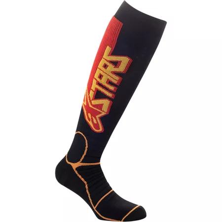 Socks MX Alpinestars MX Pro black \/ yellow M - Size: M