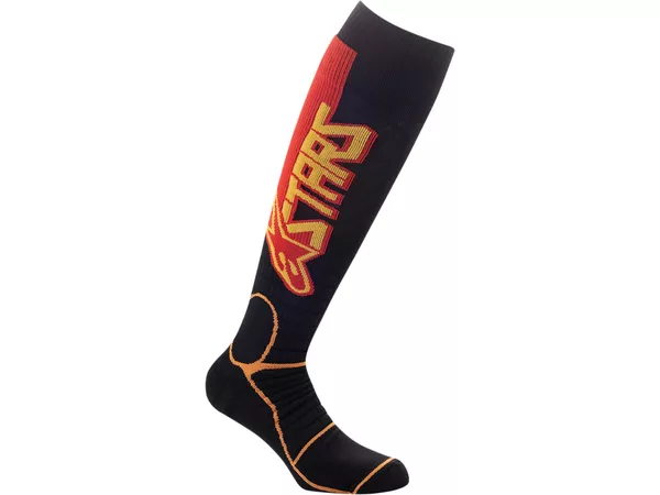 Socks MX Alpinestars MX Pro black \/ yellow M - Size: M