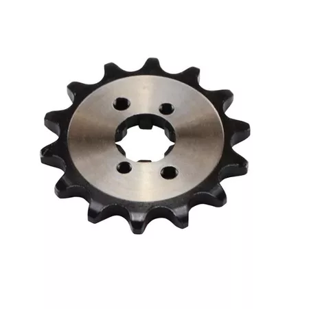 Front Sprocket Doppler 12 - 420 Black coating Derbi - Front sprocket: 12